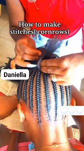 How to make stitches This tutorial is very helpful The voice over though 🤣🤣🤣🤣 Part 9 | Daniella