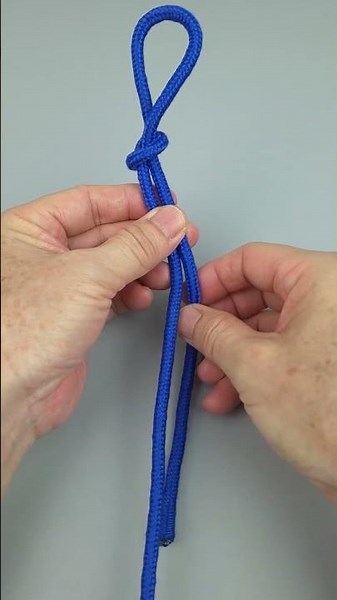 How to tie an adjustable loop knot