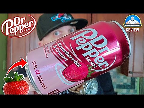 Dr. Pepper® Strawberries & Cream Review! 🍓 | This HAS to be good! | theendorsement