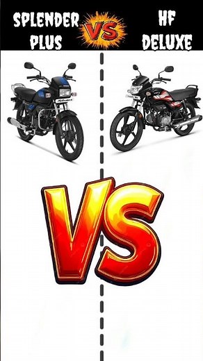 Splender plus vs HF Deluxe #facts #shortsfeed