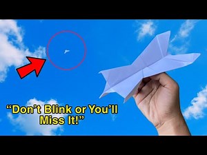 How to Make a Paper Airplane “Wind Striker” | Easy Origami Plane that Flies Far