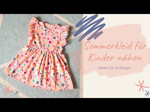 Sommerkleid OHNE SCHNITTMUSTER nähen - nähen für Anfänger