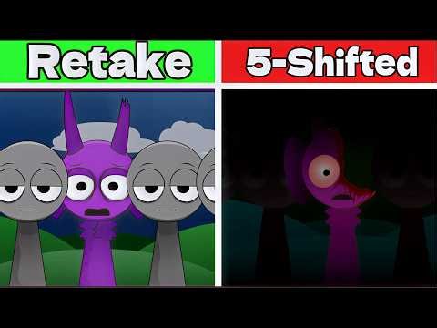Spunba 5-Shifted vs Spunba Retake | Incredibox Sprunki [Who Win?]