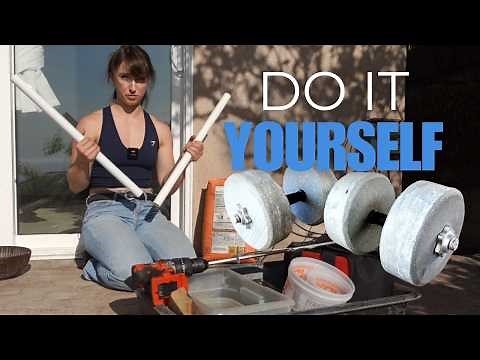 Making a Home Gym (homemade dumbbells)