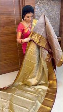 ✨CODE :KNSM632,Rs.1049✨ Katan Silk With Aari Work Blouse✨www.lakshmiboutique.co.in✨‪@LakshmiBoutique‬