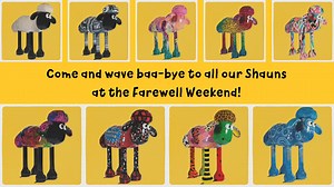 It's your last chance to see all the Shaun sculptures from the Shaun the Sheep in the Heart of Kent at the upcoming Farewell Weekend! Book your tickets asap and help to raise funds for a very worthwhile cause: https://shaunheartofkent.co.uk/events/farewell-weekend/ | Shaun the Sheep