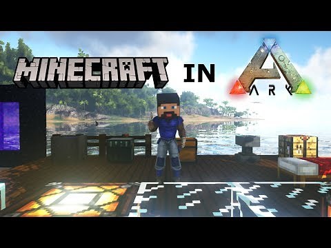 MINECRAFT IN ARK!? | Minecraft in ARK! & ARKCraft: Core Mod | ARK (Tim/german)