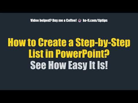 How to Create a Step-by-Step List in PowerPoint? See How Easy It Is!