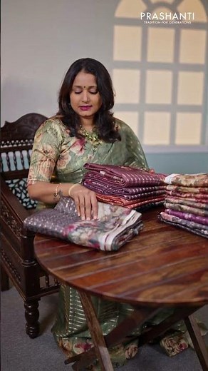 Semi Tussar Sarees at Rs. 2,250/- | Prashanti | 30 Aug 24