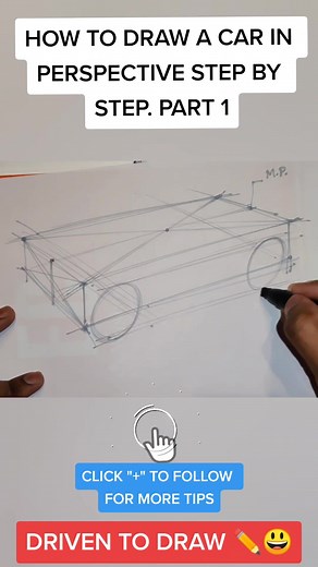 How to Draw a Car in Perspective: Step by Step Guide
