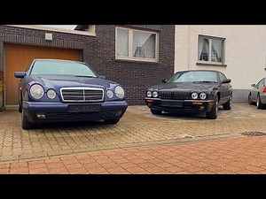 Dieser Jaguar ist wirklich beeindruckend XJ8 X308 vs Mercedes E430 W210