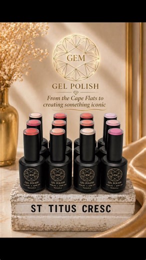 From St Titus Cresc… to creating something iconic 💎 A little bit of nostalgia. A little bit of luxury. A whole lot of purpose. ✨ Every shade tells a story of where we come from, where we’re going, and the girls who were underestimated but still showed up glowing. 💅🏽 This isn’t just gel polish. This is the Cape Flats bottled into beauty. This is quality, durability, non toxic & cruelty free🤍 This is Gem Gel 💎 7945 if you know then you know😎 To get on the pre-order list: 📩 orders@gemgel.co.