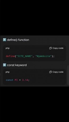 Constants in PHP - part 5
