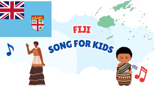 Fiji Song for Kids | Oceania Island Geography Music Video   Lyrics PDF   MP3