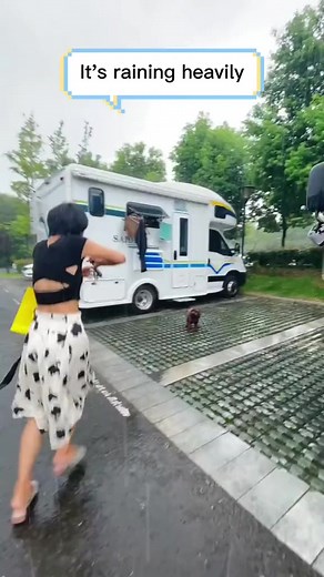 Life in a camper van on a rainy day 🌧#outdoors #intherain #camping #campervan #cartravels #vanlife #asmrsounds | Daily Life