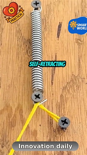 9.8K views · 16 reactions | Stop needing an extra hand with this simple spring hack 勞 #reels #diyhacks #lifehacks #tooltips | SmartWorld | Facebook