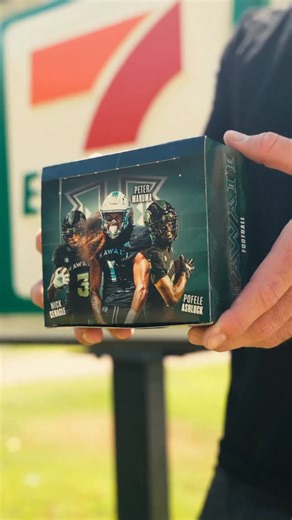 7-Eleven Hawai'i | UH Football Trading Cards have arrived! Collect your favorite players and complete your set! Available now at 7-Eleven Hawai‘i stores. 🌈🏈... | Instagram