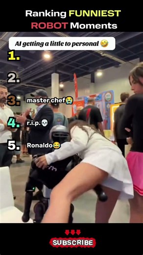 Ranking FUNNIEST ROBOT Moments🔥 #viral #funny #funnymemes #fyp #robot