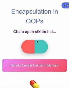 OOP Encapsulation | Simple Definition + Example(Ones watch Then think)💭🤔