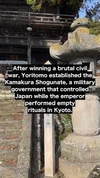 Why Japanese Emperors Had ZERO Power for 600 Years (The Shogun Secret)