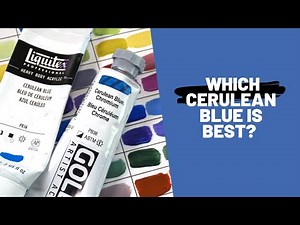 Cerulean blue and cerulean blue chromium acrylic - what’s the difference?