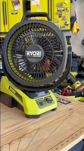 RYOBI Days NEW 18V ONE+ HP Brushless 9” Oscillating Fan!