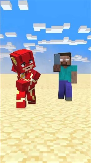 Herobrine vs Flash - Minecraft Animation