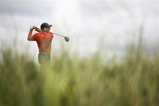 British Open 2025: Sergio Garcia snaps driver after wayward drive at Royal Portrush