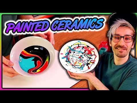 DIY Ceramic Plate Painting With Pebeo Ceramic Paints