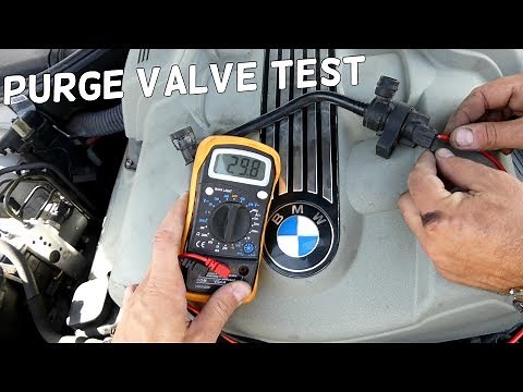HOW TO TEST BMW PURGE VALVE TANK BREATHER VALVE