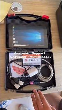 Hitachi Diagnostic Tool with All in one MPDR Latest Version #hitachiexcavator #hitachiconstruction