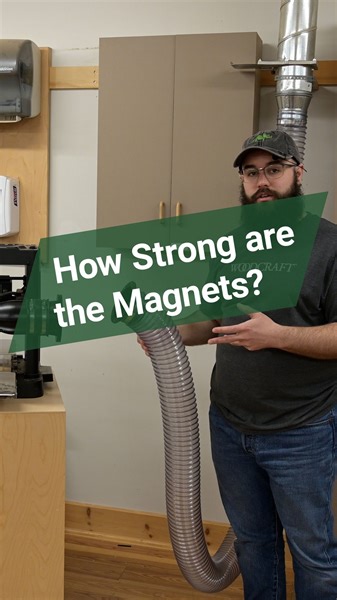 9.5K views · 110 reactions | We’ve gotten some questions about the strength of the magnets in our MagFitt Dust Collection Fittings. So, here is a little test. #woodcraft #MagFitt #woodworking #wood #dust collection #woodshop #woodworker #newtools | Woodcraft | Facebook