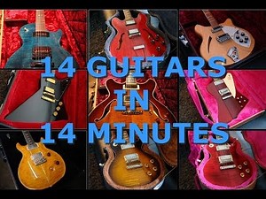 14 Guitars in 14 minutes - Sound Comparison PART 1/2