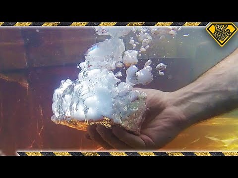 What Does Dry Ice Look Like Under Water?