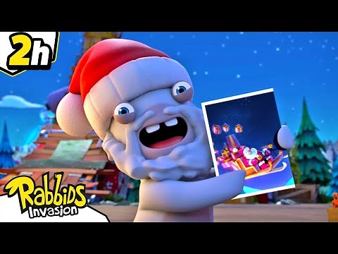 The Rabbids save Christmas! 🎅🎁 | RABBIDS INVASION 🐰 | 2H Compilation | Cartoon for kids