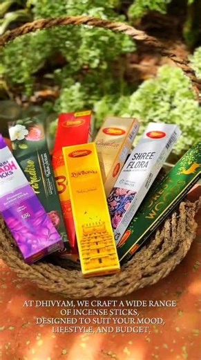 Every Dhivyam incense stick is a divine experience. 💫