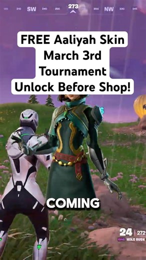 FREE Aaliyah Skin in Fortnite – Compete March 3rd!