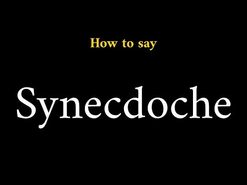 How to Pronounce Synecdoche • 4 syllables only /sɪˈnɛkdəki/