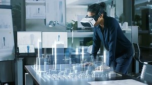 clip-1007401255-professional-female-architect-wearing-makes-gestures ...