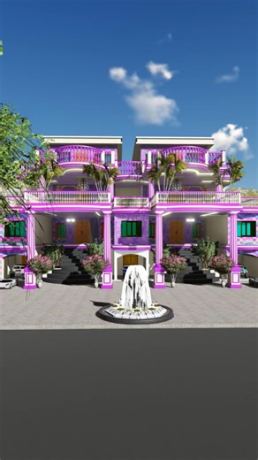 Modern village house 🏡 Design #elevation #frontelevation #house #housedesign #home #song #hindisong