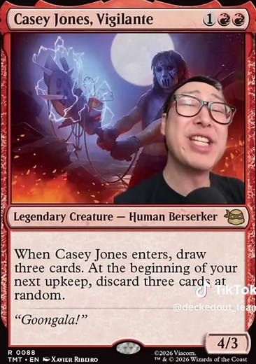 Building a Casey Jones Commander Deck in MTG