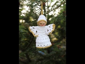 Crochet a Little Angel - Christmas Tree Ornament - Part 1 of 2