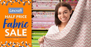 1/2 Price dress, basic, fleece, quilting, craft & furnishing fabric sold by the metre! | Lincraft