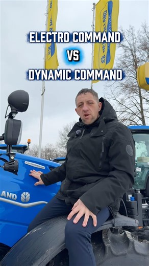 Electro Command vs Dynamic Command 💙 #maszynyrolnicze #newholland