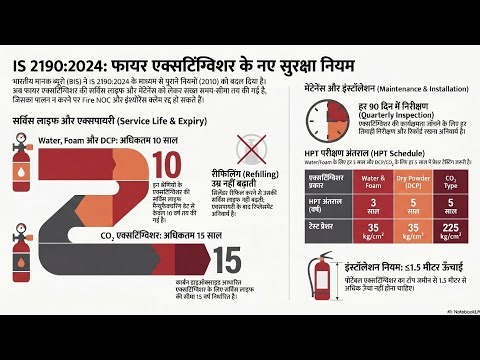 Fire Extinguisher Service Kaise Kare? Refilling + Hydrotest Complete Process as per IS 2190:2024.