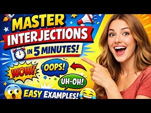 Interjections Made Easy 😲 | Learn in Just 5 Minutes!