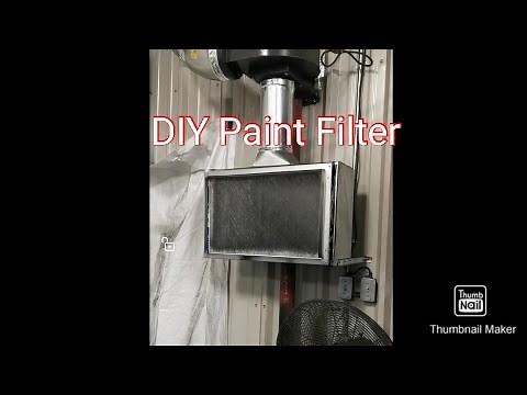 Custom Made Spray Paint Fume Extractor