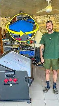Essa SINUCA 4 EM 1 se transforma até em MESA DE JANTAR! 😱🎱