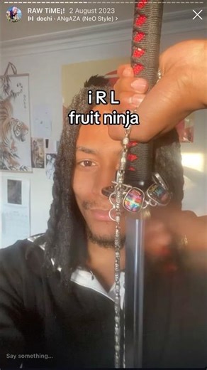 FRUIT NINJA IRL #ninja #fruit