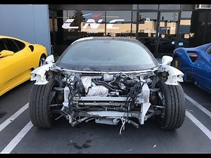 REBUILDING A WRECKED FERRARI 458 FROM COPART